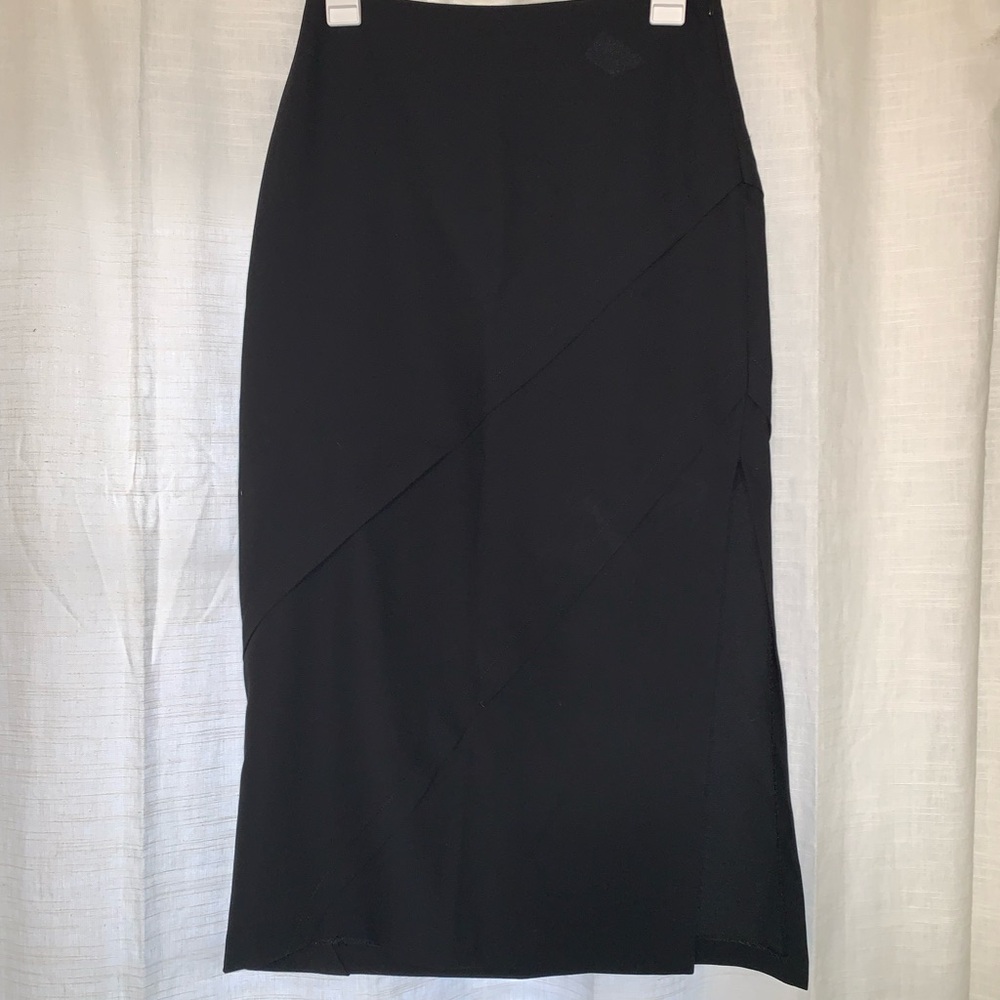 Zara Black Midi Skirt